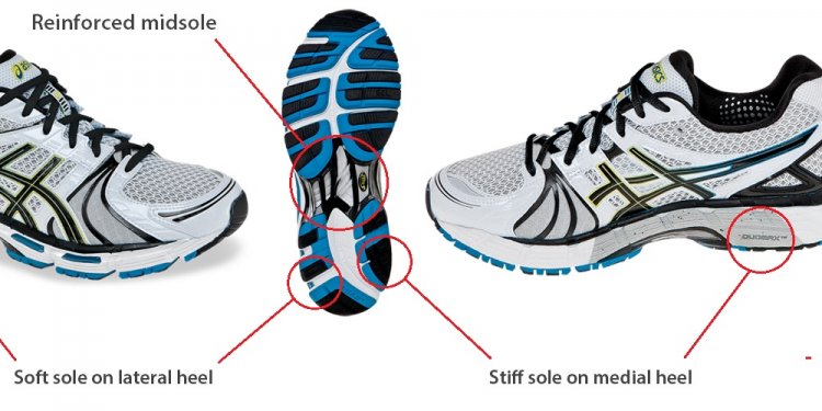 Pronation running shoes