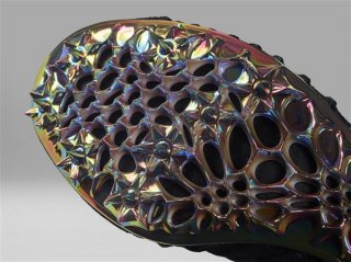 The 3D printed spike plate.